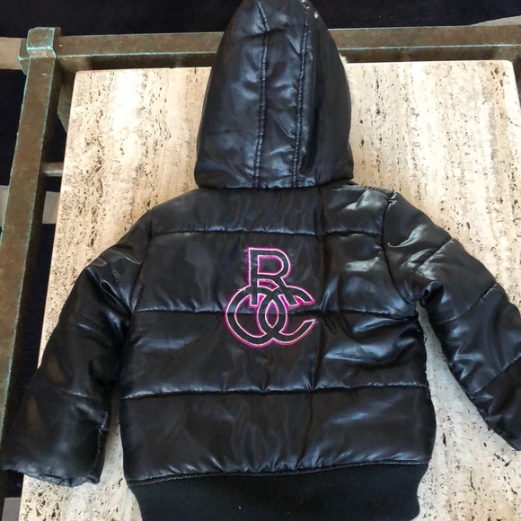 Roca wear 2t down jacket fur hoodie - Picture 3 of 4